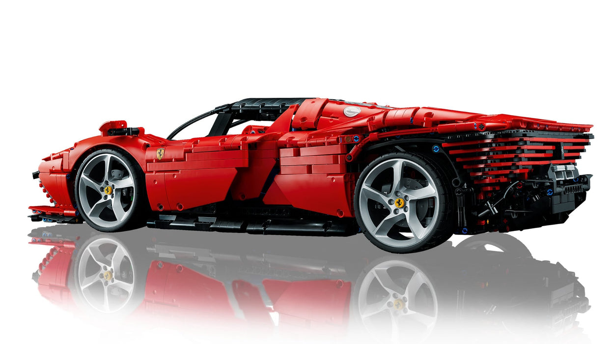 New Lego Technic Ferrari Daytona SP3 Gets Working Gearbox, Pistons