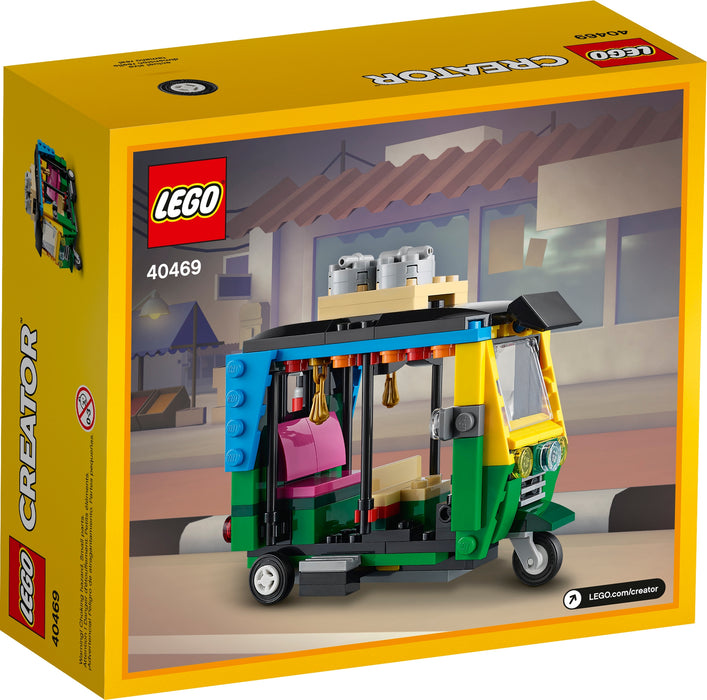 LEGO TukTuk - 155 Piece Building Kit [LEGO, #40469, Ages 7+]