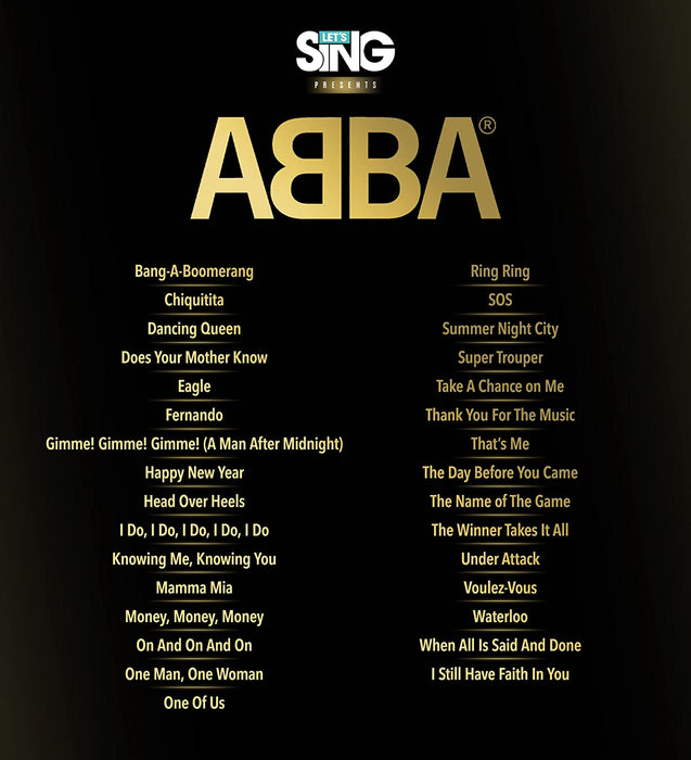 Let's Sing ABBA - Double Microphone Bundle [Nintendo Switch]