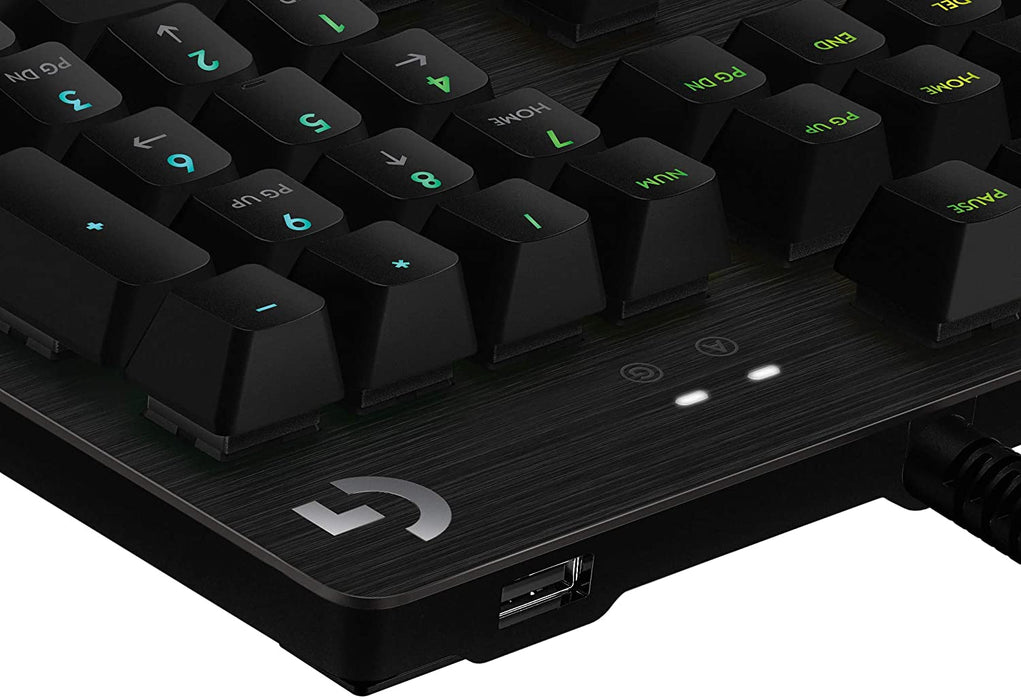 Logitech G512 SE Lightsync RGB Mechanical Gaming Keyboard with USB Passthrough - Black [PC Accessory]