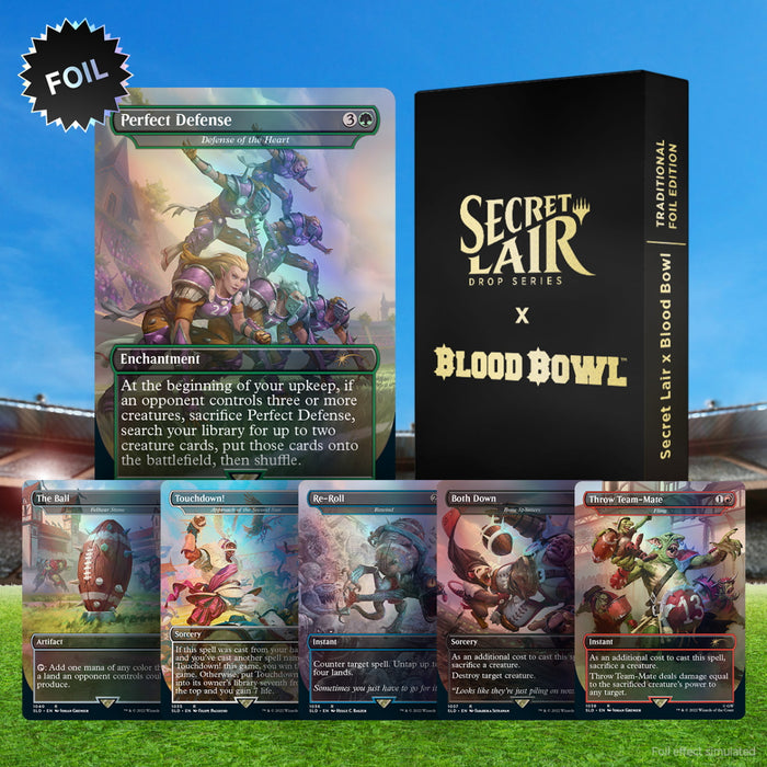 Magic: The Gathering TCG - Secret Lair x Blood Bowl - Foil [Card Game, 2 Players]