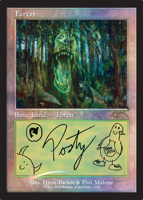 Magic: The Gathering TCG - Secret Lair x Post Malone: The Lands - Foil [Card Game, 2 Players]