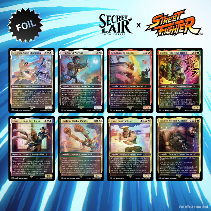 Magic: The Gathering TCG - Secret Lair x Street Fighter - Foil [Card Game, 2 Players]