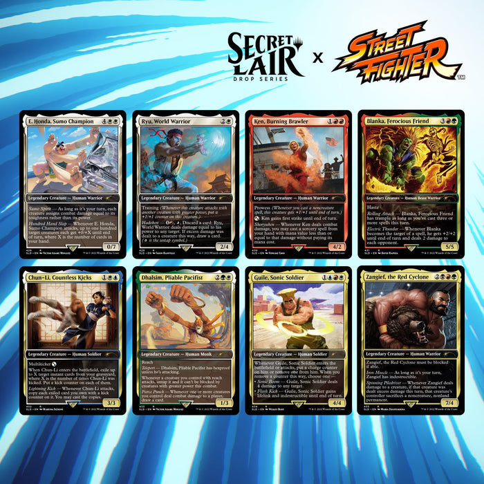Magic: The Gathering TCG - Secret Lair x Street Fighter [Card Game, 2 Players]