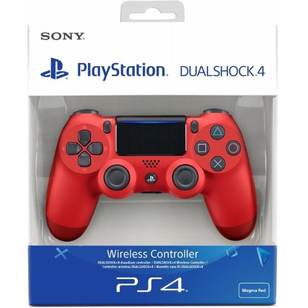 DualShock 4 Wireless Controller - Magma Red V2 [PlayStation 4 Accessory]