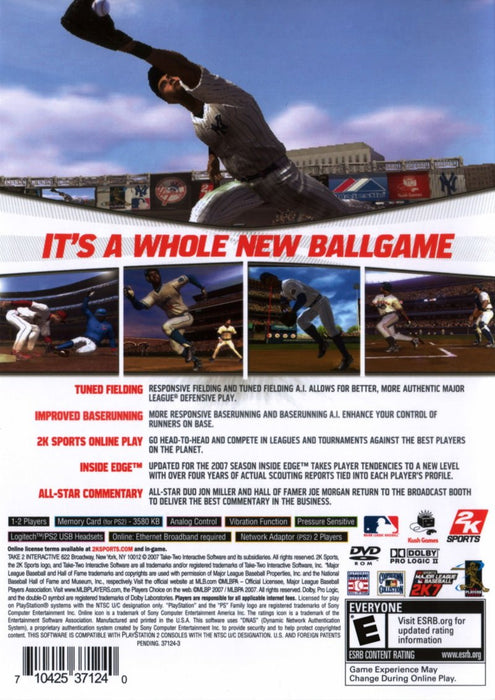 Major League Baseball 2K7 [PlayStation 2]