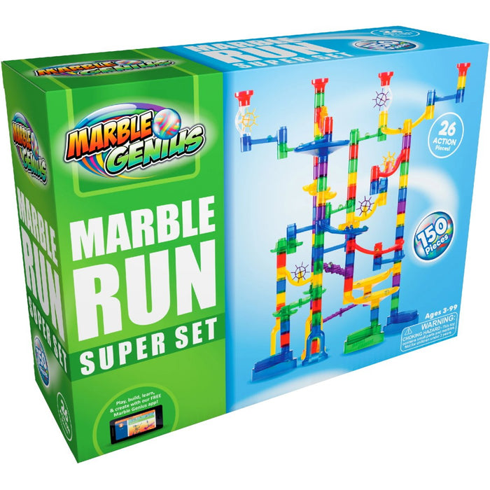 Marble Genius Marble Run Super Set - 150 Piece Set [Toys, Ages 3+]