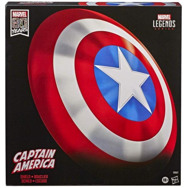 Marvel: Legends Series - 80th Anniversary Captain America Shield [Toys, Ages 18+]