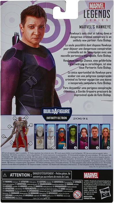 Marvel Legends Series: MCU Disney Plus Marvel’s Hawkeye 6-Inch Action Figure [Toys, Ages 4+]