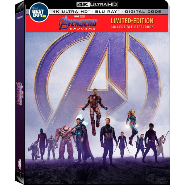 Marvel's Avengers: Endgame - Limited Edition Collectible SteelBook [Blu-Ray + 4K UHD + Digital]