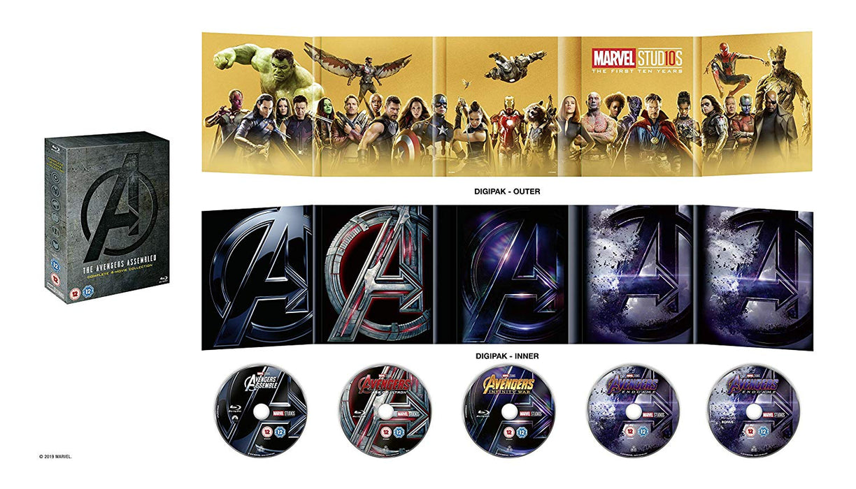 Marvel's The Avengers Assembled - Complete 4-Movie Collection [Blu-Ray Box Set]