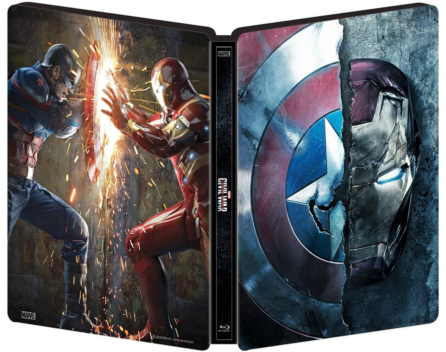Marvel's Captain America: Civil War - Limited Edition SteelBook [3D + 2D Blu-ray + Digital HD]