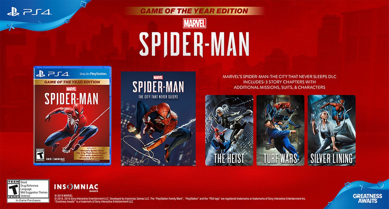 Marvel's Spider-Man: Game of the Year Edition [PlayStation 4]