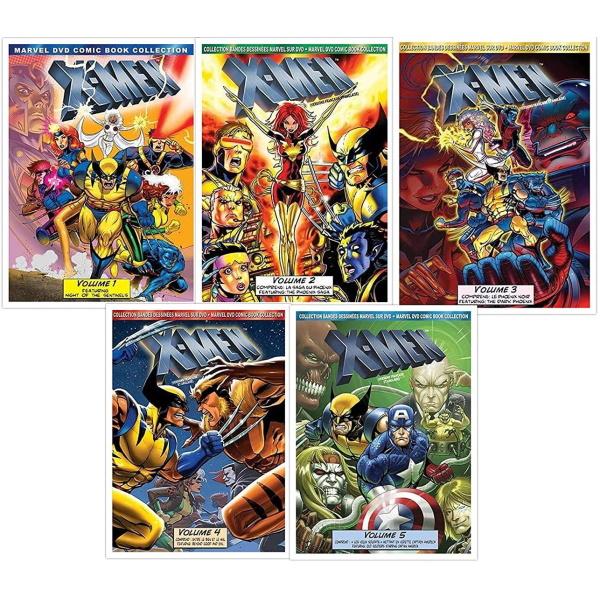Marvel's X-Men Animated TV Series: Volumes 1-5 - Complete DVD Comic Book Collection [DVD Box Set]