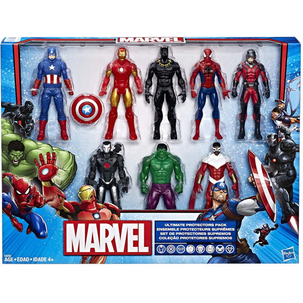 Marvel Ultimate Protector Pack - 8 Action Figures [Toys, Ages 4+]