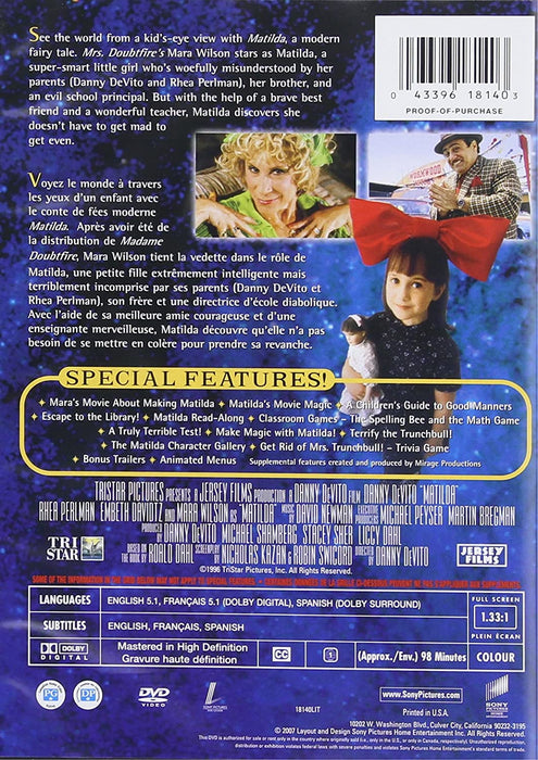 Matilda: Special Edition [DVD]