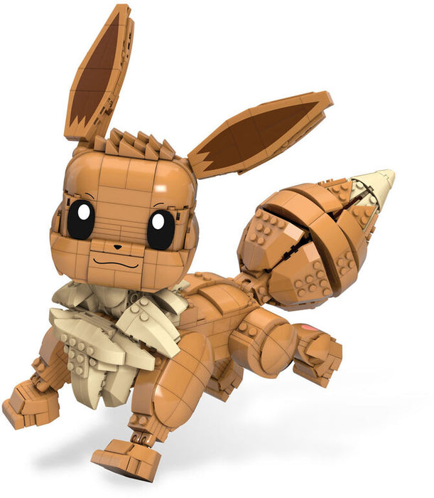 Mega Construx Pokemon: Jumbo Eevee - 830 Piece Building Kit [Toys, #GMD34, Ages 10+]