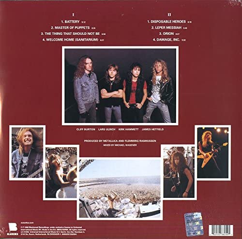 Metallica - Master Of Puppets (Remastered) [Audio Vinyl]