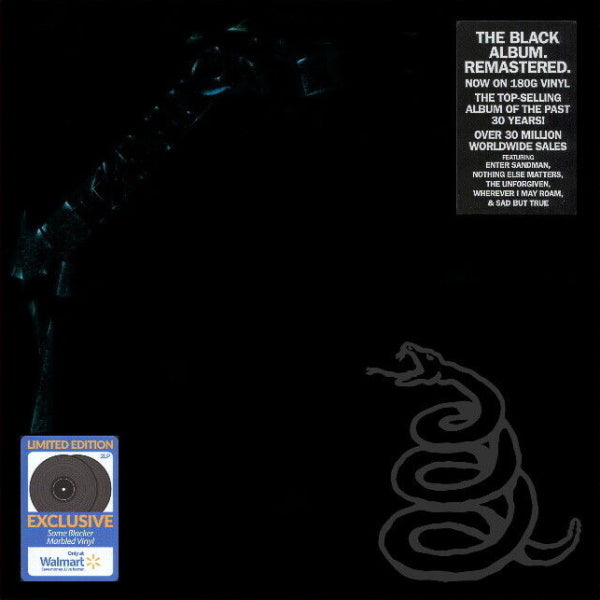 Metallica - Metallica: The Black Album (Remastered) - Walmart Exclusive Limited Edition Some Blacker Marbled Vinyl [Audio Vinyl]