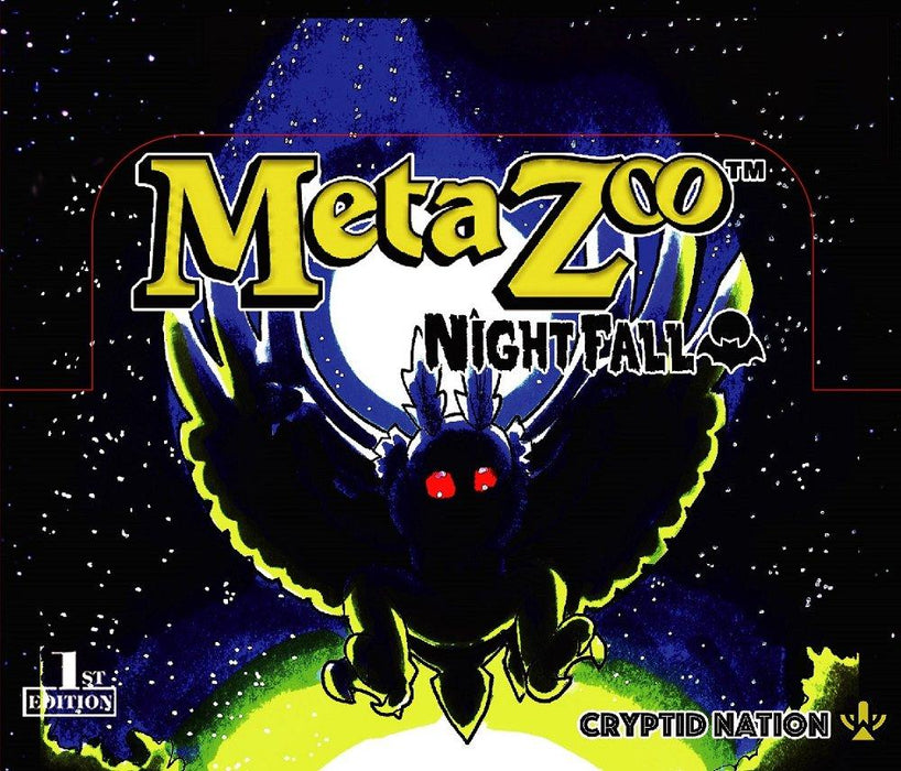 MetaZoo: Cryptid Nation TCG - Nightfall Booster Box Alpha 1st Edition - 36 Packs [Card Game, 2-6 Players]