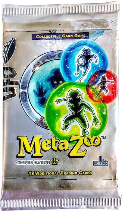 MetaZoo: Cryptid Nation TCG - UFO 1st Edition Blister Pack [Card Game, 2-6 Players]