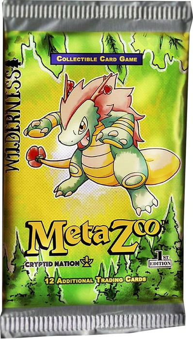 MetaZoo: Cryptid Nation TCG - Wilderness 1st Edition Booster Box - 36 Packs [Card Game, 2-6 Players]
