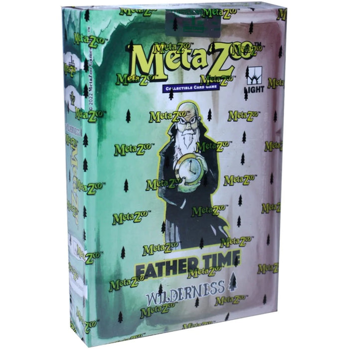 MetaZoo: Cryptid Nation TCG - Wilderness 1st Edition Theme Deck - Father Time [Card Game, 2-6 Players]