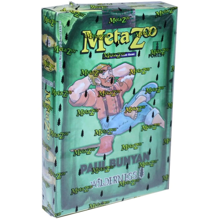 MetaZoo: Cryptid Nation TCG - Wilderness 1st Edition Theme Deck - Paul Bunyan [Card Game, 2-6 Players]