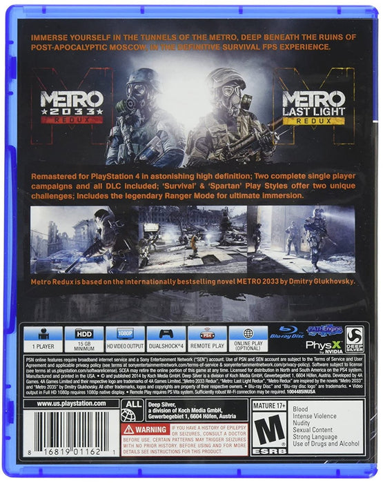Metro Redux [PlayStation 4]