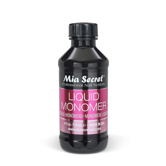 Mia Secret Liquid Monomer - Professional Acrylic Nail Liquid for Acrylic Powder - 118mL / 4 Fl Oz [Beauty]