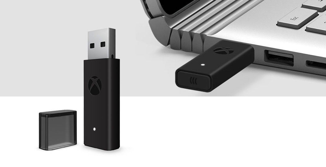 Microsoft Official Xbox One + Windows 10 Wireless Controller Adapter - Bulk OEM [Xbox One Accessory]