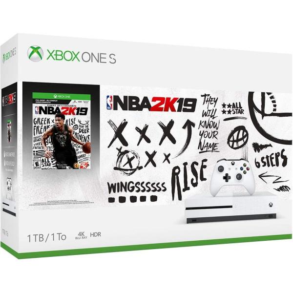 Microsoft Xbox One S Console - NBA 2K19 Bundle - 1TB [Xbox One System]