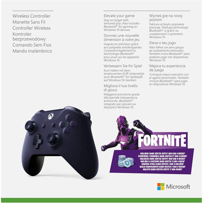 Xbox One Wireless Controller - Fortnite Purple Special Edition [Xbox One Accessory]