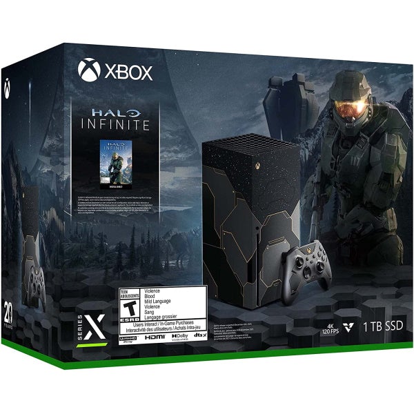 Microsoft Xbox Series X Console - Halo Infinite Limited Edition Bundle - 1TB [Xbox Series X System]