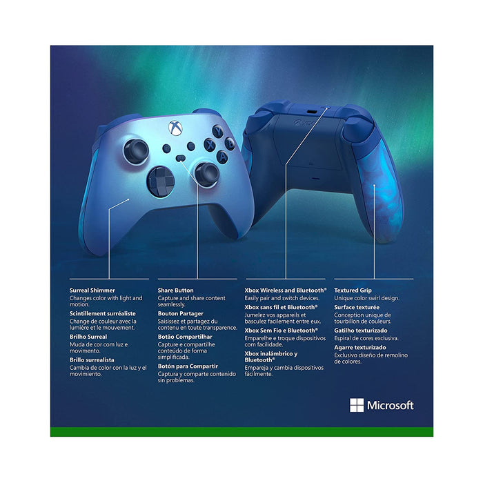 Xbox Wireless Controller - Aqua Shift Special Edition [Xbox Series X/S + Xbox One Accessory]