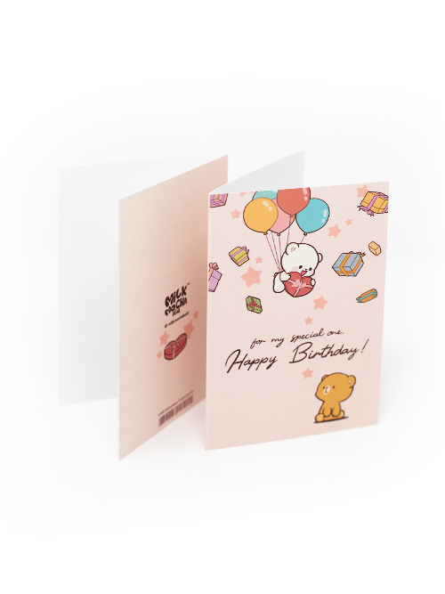 milkmochabear Birthday Card - Milk's Surprise [Stationery]