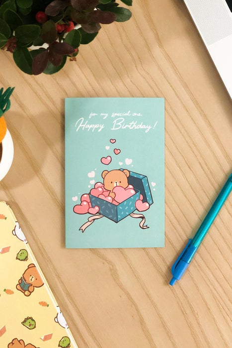 milkmochabear Birthday Card - Mocha's Surprise [Stationery]
