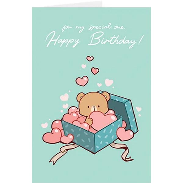 milkmochabear Birthday Card - Mocha's Surprise [Stationery]