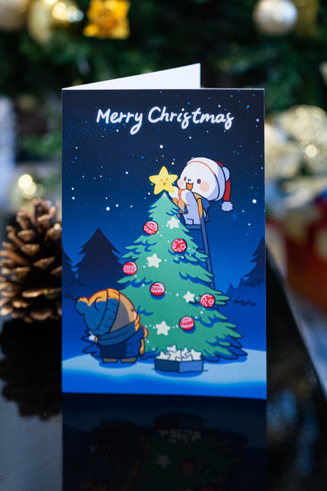 milkmochabear Christmas Card 4 Pack [Stationery]