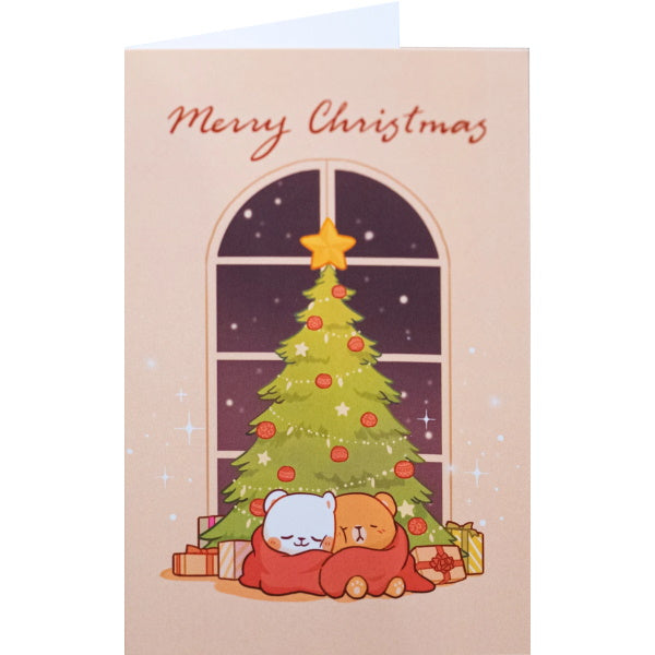 milkmochabear Christmas Card - Under the Tree [Stationery]