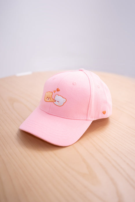 milkmochabear - Pink Heart Cap [Accessories]