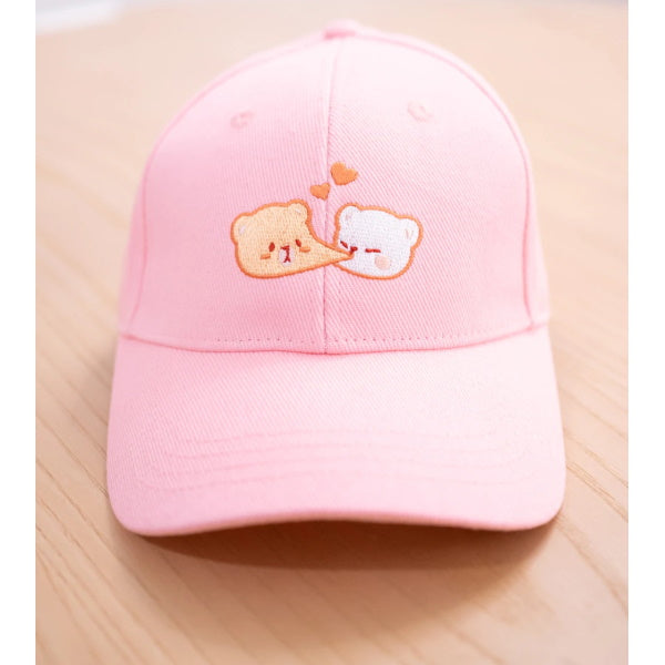 milkmochabear - Pink Heart Cap [Accessories]