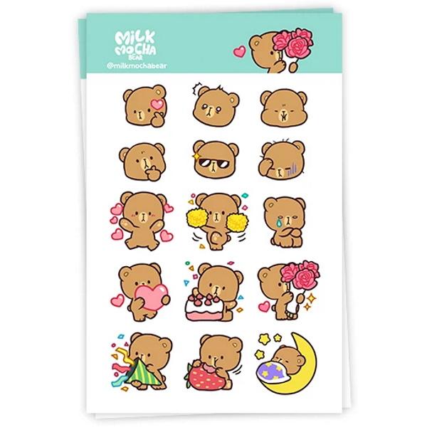 milkmochabear Sticker Pack - Mocha 1st Edition [30 Sticker Pack]