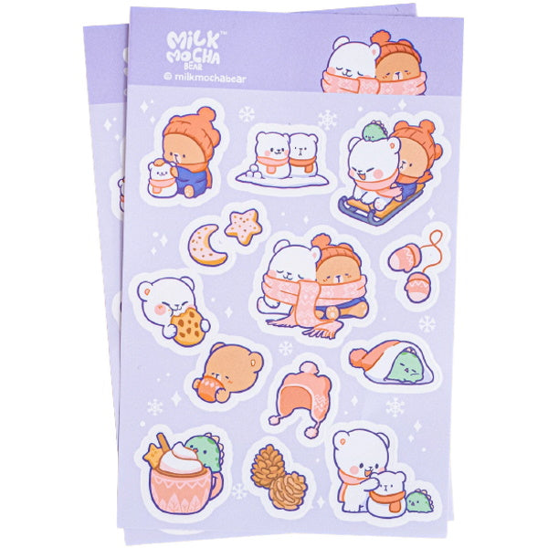 milkmochabear: Sticker Pack - Winter Fun [26 Sticker Pack]