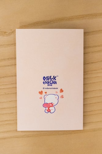 milkmochabear Valentine's Day Card - Hearts [Stationery]