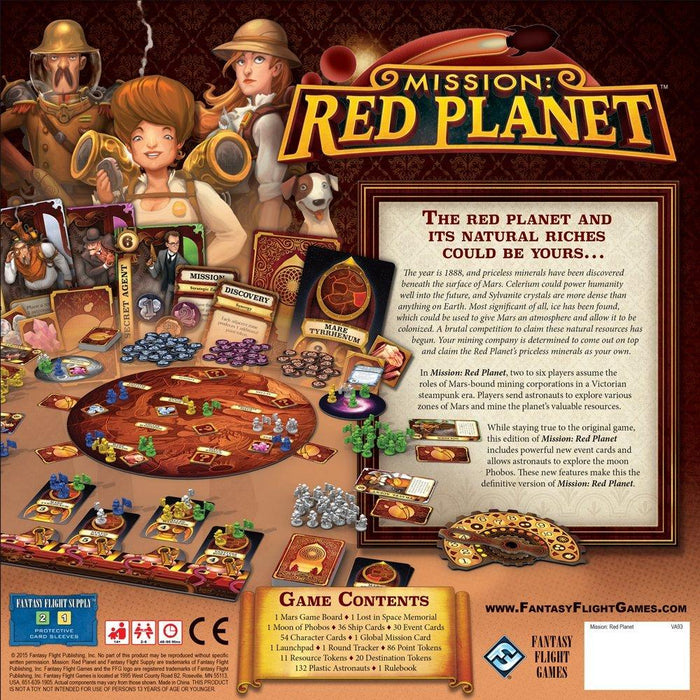 Mission: Red Planet - 2nd Edition [Board Game, 2-6 Players]