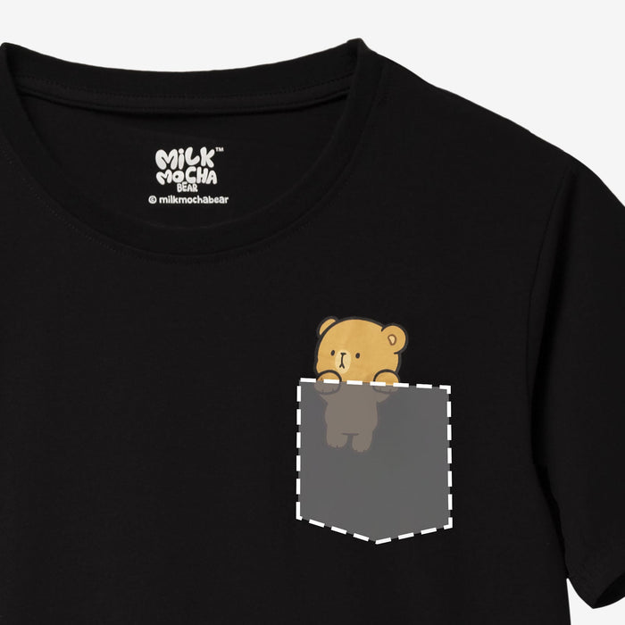 milkmochabear: Pocket Mocha T-Shirt [Apparel]