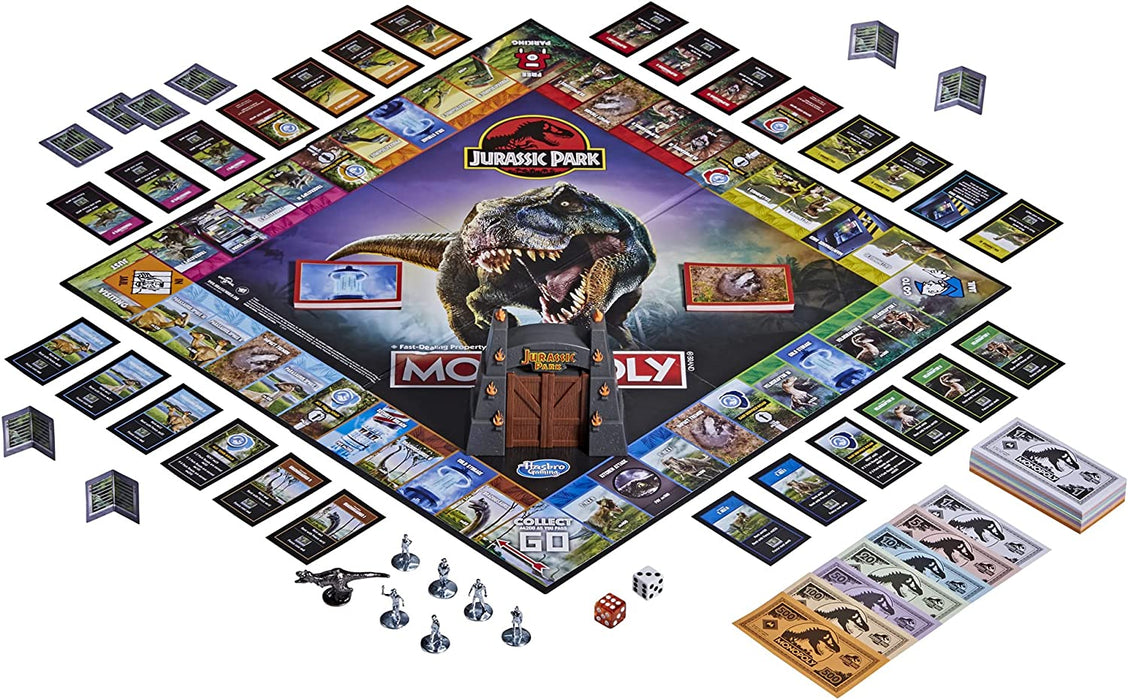 Monopoly: Jurassic Park Edition [Board Game, 2-6 Players]