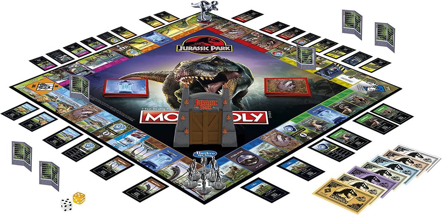 Monopoly: Jurassic Park Edition [Board Game, 2-6 Players]