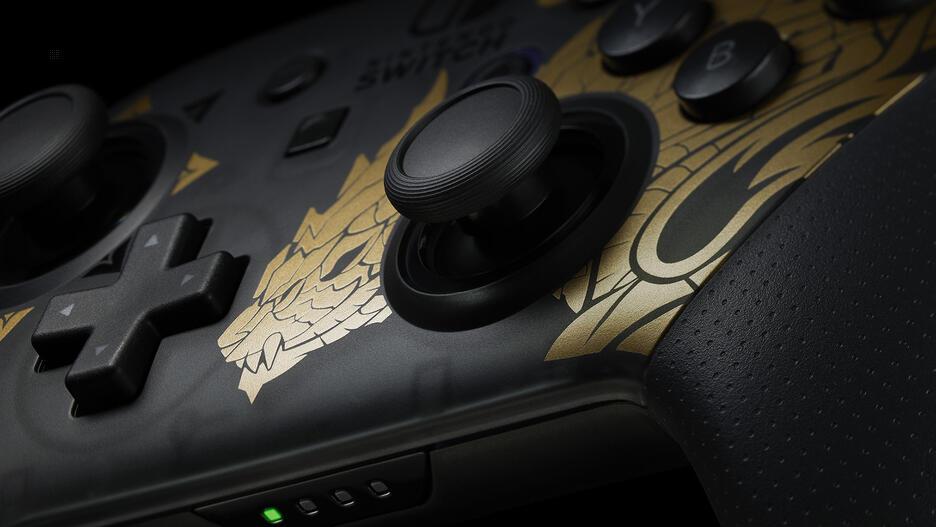 Monster Hunter Rise Edition Nintendo Switch Pro Controller [Nintendo Switch Accessory]